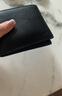 蔻馳（COACH）【品牌直供】男士短款黑色皮革折疊錢包卡包七夕禮物 曬單實(shí)拍圖