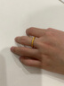 中國黃金（CHINA GOLD）櫻花黃金戒指女足金古法素圈對戒婚戒七夕情人節(jié)禮物送女友老婆 9#櫻花戒指約1.1g*甄選禮盒 曬單實(shí)拍圖