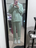 雅鹿女士睡衣女100%純棉春秋款2025新款開衫全棉長袖家居服套裝可外穿 505 【100%純棉 柔軟親膚】 L 【推薦體重100-110斤】 曬單實拍圖