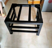 美其泰定制全自動(dòng)滾筒洗衣機(jī)增高托架洗碗機(jī)冰箱防潮置物架通用型 磨砂黑【加厚材質(zhì)】 長(zhǎng)60寬55高20厘米 曬單實(shí)拍圖