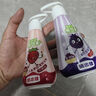 皓齒?。℉osjam）奧拉氟按壓式兒童牙膏防蛀含氟3-6-12歲套裝共240g草莓味藍(lán)莓味 曬單實(shí)拍圖