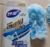 妙潔（MIAOJIE）靜電除塵撣 家用車(chē)用可伸縮汽車(chē)掃灰雞毛撣子抗菌除灰塵 除塵撣短柄1個(gè)+4片粉色撣頭 曬單實(shí)拍圖