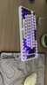LEOBOGHi75C/Hi75CPro客制化三模81鍵機械鍵盤(pán)鋁合金Gasket結構75配列全鍵無(wú)沖熱插拔電腦辦公游戲鍵盤(pán) Hi75Cpro 雪域白套件【三模RGB】 曬單實(shí)拍圖