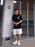 百鵲亭重磅純棉刺繡短袖t恤男2025夏季潮牌美式高街復(fù)古情侶半袖上衣 黑色 XL 曬單實(shí)拍圖
