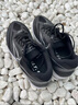 海爾斯海爾斯緩震跑步鞋跳繩鞋輕便透氣慢跑鞋男女夏季防滑耐磨運動(dòng)鞋 黑色 （跑跳高彈中底） 41 曬單實(shí)拍圖