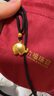 六福珠寶七夕禮物 福滿傳家足金吉象黃金吊墜掛墜配頸繩計(jì)價(jià) 約8.01克 曬單實(shí)拍圖