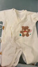 貝瑞加（Babyprints）新生兒連體衣2件裝初生男女寶寶蝴蝶衣長袖純棉護肚哈衣 小熊52 曬單實拍圖