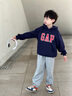 Gap男女童2025秋季新款Logo膠印抓絨套頭連帽衫兒童裝衛(wèi)衣829299 海軍藍 130 cm(8-9歲) 亞洲尺碼 曬單實拍圖