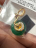 潘多拉（PANDORA）蛇來運轉(zhuǎn)吊飾綠色穆拉諾蛇年美好寓意財富diy串珠七夕情人節(jié)禮物 多色 763617C01 均碼 曬單實拍圖