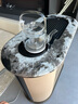 TAZA 茶桌 輕奢茶臺家用客廳天山暮雪天然石2025新款移動陽臺茶桌 Top Notch 天山暮雪奢石面 茶桌0.8M【有茶盤】 曬單實拍圖