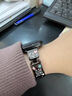 泰閣詩(shī)雅適用iwatch s10表帶彩鉆狗狗蘋(píng)果手表s9/s8/s7/s6金屬手鐲表帶apple watch se表帶女款腕帶 黑色【小狗彩鉆】 適用38/40/41/S10【42mm】表盤(pán) 曬單實(shí)拍圖