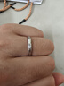 CRD克徠帝【現貨閃發(fā)】余生對戒鉑金戒指鉆石情侶結婚對戒 男戒 曬單實(shí)拍圖