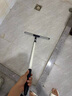 康麗雅 不銹鋼桿地刮 45CM桿長(zhǎng)120CM  黑色橡膠款衛(wèi)生間地面清潔刮推水器刮水器 曬單實(shí)拍圖