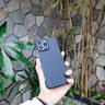 魔巖（MOYAN）適用蘋果16promax手機(jī)殼新款無邊框蘋果16pro保護(hù)套iphone16親膚手感裸機(jī)防摔硬殼 【石墨黑】-輕薄裸感 iPhone 16 Pro Max 曬單實(shí)拍圖