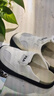 FILA 斐樂官方女鞋SMILA摩登拖鞋2025夏季新款元氣拖鞋休閑勃肯鞋 豆腐白-TF 39 曬單實拍圖