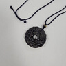 中國黃金招財(cái)貔貅金曜石吊墜男平安扣項(xiàng)鏈七夕情人節(jié)禮物男生日送男友老公 草龍貔貅平安扣編繩項(xiàng)鏈-金曜石 曬單實(shí)拍圖