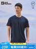 Jack Wolfskin狼爪t恤男春夏吸濕快干短袖上衣5819153 1010寶藍(lán)色(男) XL 曬單實(shí)拍圖