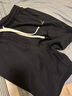 名創(chuàng)優(yōu)品（MINISO）重磅短褲男夏季戶外運(yùn)動直筒五分褲青少年潮流百搭中褲 黑 XL 曬單實(shí)拍圖
