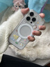適用iphone16 Pro Max手機(jī)殼透明磁吸可愛(ài)男女款防摔不包相機(jī)按鍵 膚感蝴蝶小狗【單殼】弱磁 iPhone 16 ProMax 曬單實(shí)拍圖