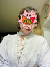 美洋（MEIYANG）佛羅夏日蕾絲衫 文藝?yán)寺領(lǐng)系帶蕾絲繡花襯衣 紫色 M 曬單實(shí)拍圖