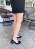 OLOEY面試鞋女公務(wù)員黑色工作鞋久站不累上班職業(yè)靜音高跟鞋粗跟皮鞋夏 【黑色】公務(wù)員專用面試鞋 3cm 37 【HR推薦款】 曬單實(shí)拍圖