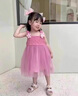 G.duck女童連衣裙夏季2025新款甜美洋氣兒童女寶寶吊帶花朵公主紗裙夏裝 粉色【吊帶裙】 80 cm 【建議身高75左右】 曬單實(shí)拍圖