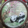 蘇繡雙面繡擺件手工非遺刺繡中國風(fēng)特色高檔商務(wù)禮品送老外隨手禮 國寶熊貓【資深繡娘】 高檔禮盒【38*33*6cm】 曬單實(shí)拍圖