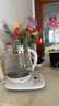 九陽(yáng)（Joyoung）養(yǎng)生壺迷你玻璃花茶壺煮茶器 12大功能11檔溫度 0膠水恒溫電熱燒水壺1.5L 1506BQ 曬單實(shí)拍圖