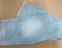 CALVIN KLEIN JEANS淺藍(lán)色牛仔褲男2025秋季寬松直筒彈力時尚潮流百搭休閑長褲子男裝 復(fù)古藍(lán) 薄款 32 #身高165-175體重130-140 曬單實拍圖