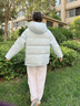 波司登反季羽絨服女90絨面包服寬松短款保暖加厚外套B250245112XS 曬單實(shí)拍圖