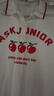 ASK JUNIOR童裝兒童T恤女童中大童短袖夏裝運動(dòng)休閑透氣Polo衫 白色 160 曬單實(shí)拍圖