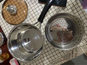 敬興特厚一體成型鍋底雙層奶鍋家用煮面鍋燃?xì)庠顙雰狠o食鍋泡面鍋 蒸鍋 18cm 曬單實(shí)拍圖
