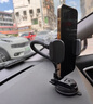 一粒 車(chē)載手機支架 汽車(chē)手機支架前擋風(fēng)玻璃粘貼式導航架車(chē)內拍攝防抖 石墨黑【耐彎折金屬長(cháng)桿】 曬單實(shí)拍圖