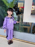 G.DUCKKIDS童裝庫洛米衣服女童套裝春秋季兒童服裝中小童秋長袖運動裝小女孩 紫色 100 建議90-100cm3-4歲cm 曬單實拍圖