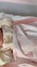 貝瑞加（Babyprints）新生兒連體衣2件裝嬰兒純棉衣服初生寶寶內(nèi)衣長(zhǎng)袖薄款爬服 粉黃52 曬單實(shí)拍圖