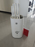 雙立人（ZWILLING）Pollux雙重除菌刀具套裝大白盾中片刀多用刀剪刀斬刀珍珠白6件套 曬單實(shí)拍圖