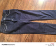 GXG男裝 黑色錐形牛仔褲小腳萊卡彈力不易褪色涼爽 GEX10513833 牛仔藍(lán) M 曬單實(shí)拍圖