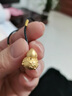 周六福  黃金吊墜男女款5D硬金葫蘆兄弟編繩款足金掛墜 定價(jià) 0.91g 曬單實(shí)拍圖