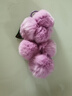 優(yōu)米帕毛毛鑰匙掛件獺兔毛葡萄汽車(chē)鑰匙扣掛件可愛(ài)毛絨掛件包包掛飾 淡紫色葡萄 曬單實(shí)拍圖