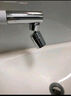 GuGuGo【德國】水龍頭延伸器轉(zhuǎn)接頭廚房防濺頭增壓起泡器萬向旋轉(zhuǎn)水龍頭 【精銅接口】兩檔防濺頭-亮銀 萬向沖洗丨防腐耐銹丨送全套配件 曬單實(shí)拍圖