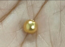 鑫誠盛硬金2mm黃金鐳射珠金豆豆古法金珠DIY手鏈配珠散珠迷你小金豆子 3mm古法珠【1g價(jià)】不含繩 曬單實(shí)拍圖