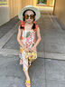 親子裝新款夏一家三四口母子家庭裝海邊度假波西米亞沙灘母女長(zhǎng)裙 如圖色 180 媽媽裙子X(jué)L碼 曬單實(shí)拍圖