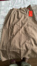 皮爾卡丹文藝休閑棉麻半身裙女夏季高腰氣質(zhì)顯瘦寬松百搭亞麻中長(cháng)款A字裙 卡其色 XL 【125-140斤】 曬單實(shí)拍圖