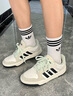 阿迪達斯（adidas）官方男鞋女鞋 新款情侶運動(dòng)鞋潮流時(shí)尚耐磨休閑鞋低幫板鞋 JI2546/白黑棕 42 曬單實(shí)拍圖