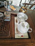 益茶福全自動(dòng)上水電熱水壺底部上水嵌入式茶臺(tái)功夫茶燒水壺飲水燒水一體機(jī)抽水玻璃煮茶壺保溫泡茶壺 SQ-008金色玻璃套裝 1L 曬單實(shí)拍圖