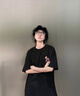 OSTRAVAR TIGER鬼冢家虎潮牌專(zhuān)柜2025新款寬松卡通木馬男女款純棉短袖t恤高檔 經(jīng)典黑 L 【120-140斤】 曬單實(shí)拍圖