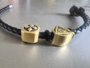 明牌珠寶 能量系列-榮耀 足金3D硬金黃金轉運珠手鏈串珠AFP0329定價 足金轉運珠 大版克重約1.38-1.54克 曬單實拍圖