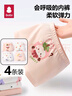 貝比兒童內(nèi)褲女中大童A類(lèi)平角純棉嬰兒不夾pp透氣舒適四角短褲 曬單實(shí)拍圖