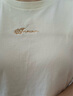 茵曼（INMAN）純棉舒適女裝logo繡花短袖t恤時(shí)尚百搭休閑2025夏季新品上衣 白色 XL 曬單實(shí)拍圖