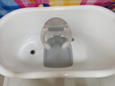 哆哆哈尼寶寶站立洗澡神器嬰幼兒小孩洗屁屁輔助器兒童防滑淋浴臺浴盆澡盆 星隕灰+五檔調節+贈浴凳+浴帽 曬單實(shí)拍圖